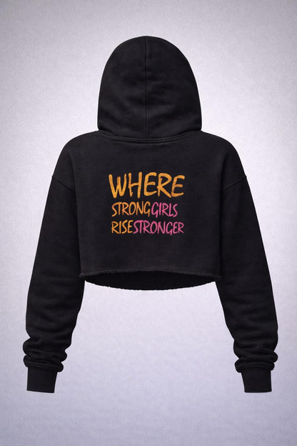 SVE LOGO Crop Hoodie