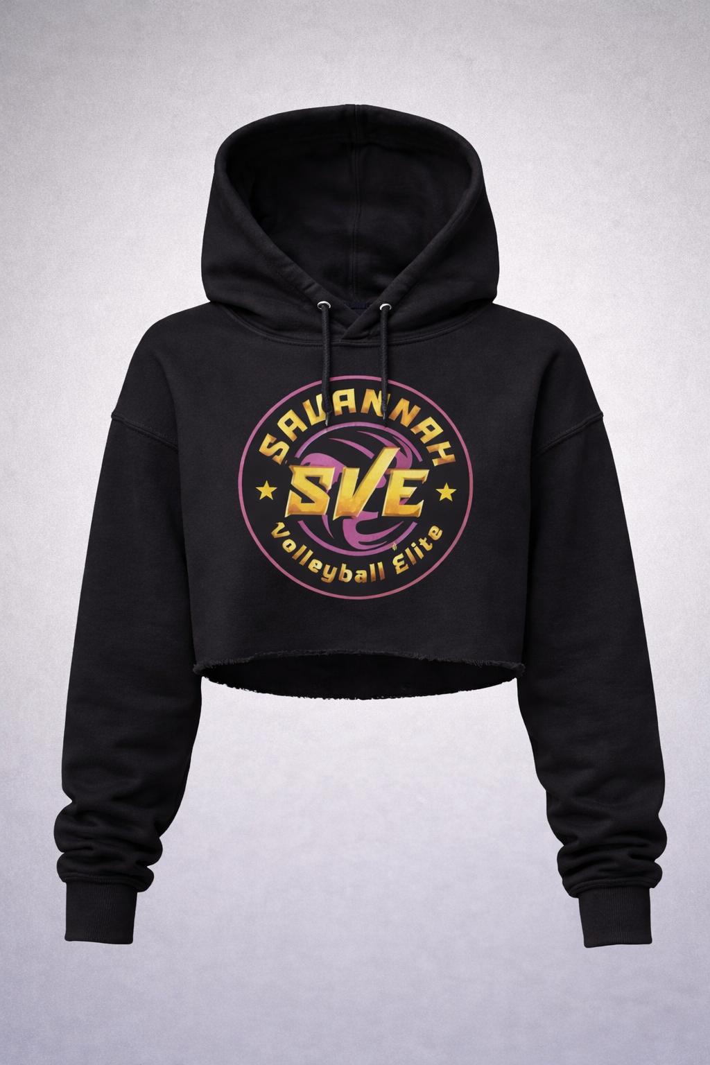 SVE LOGO Crop Hoodie