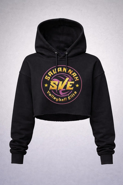 SVE LOGO Crop Hoodie